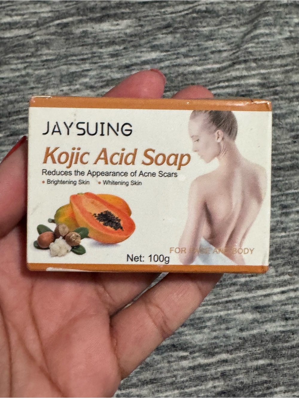 Kojic Acid Soap – Brightening Papaya Scent nwt